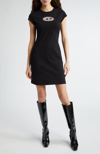 DIESEL® D-Angiel Stretch Cotton Minidress | Nordstrom