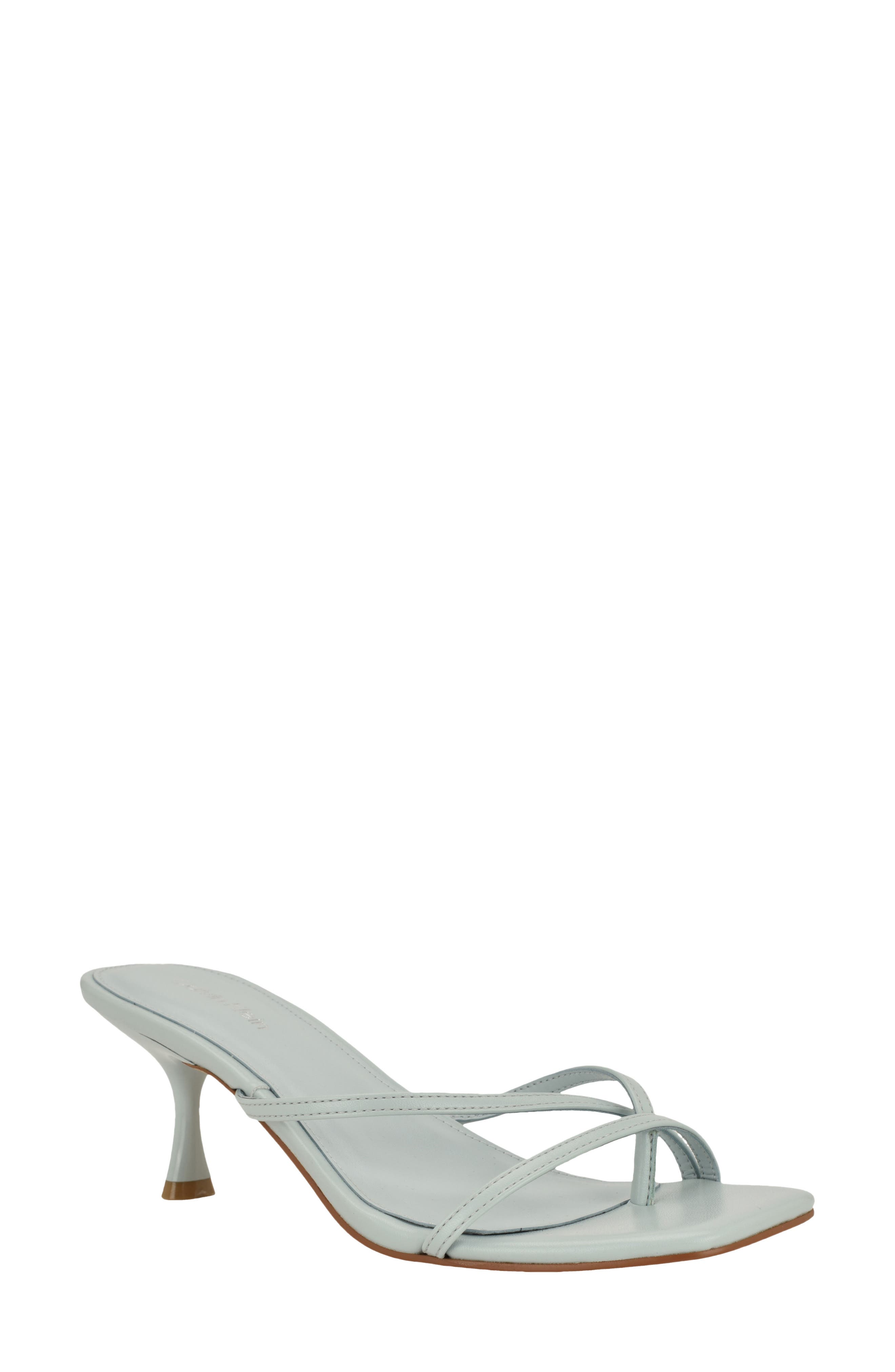 Calvin Klein Axella Toe Loop Sandal, Main, color, Light Green