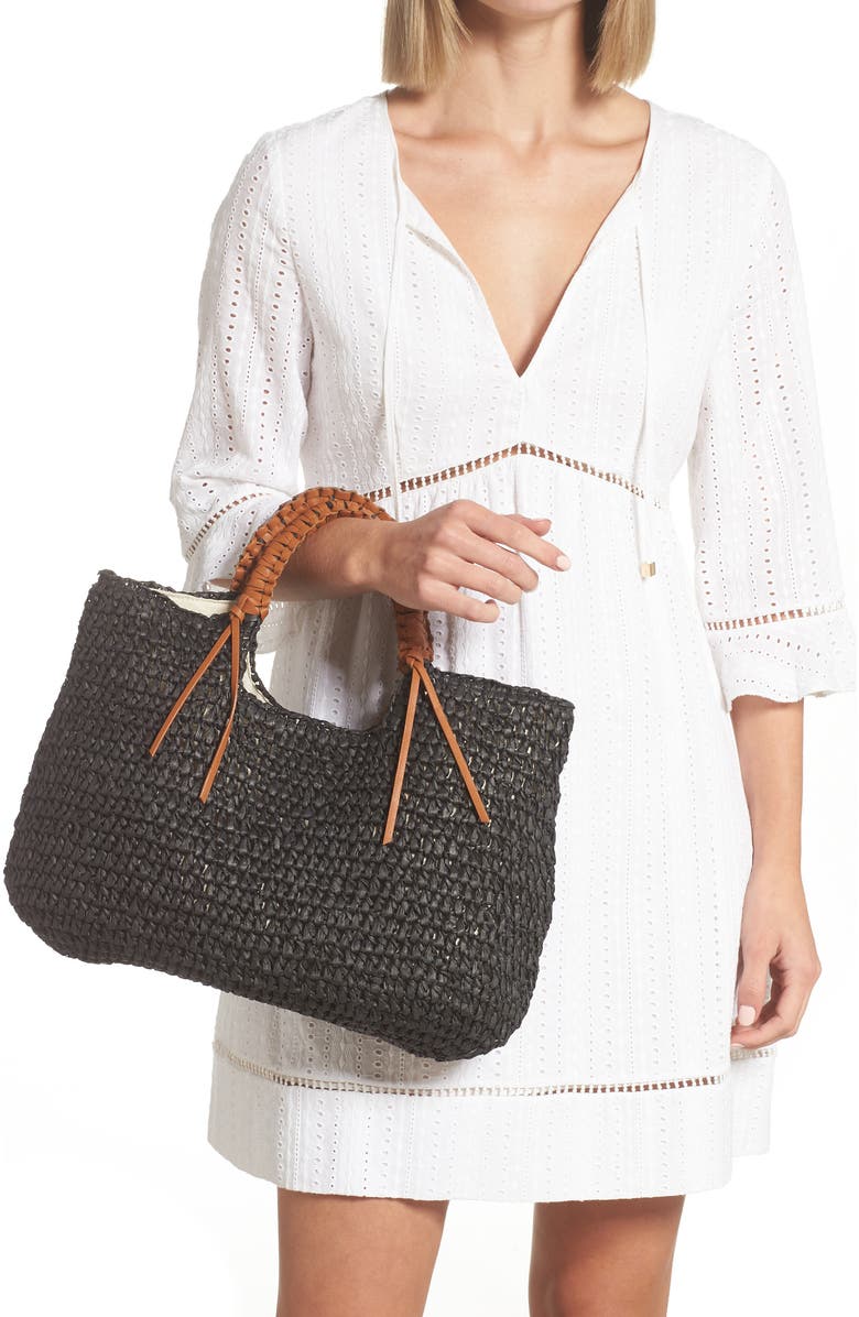BTB Los Angeles Pagie Woven Tote, Alternate, color,