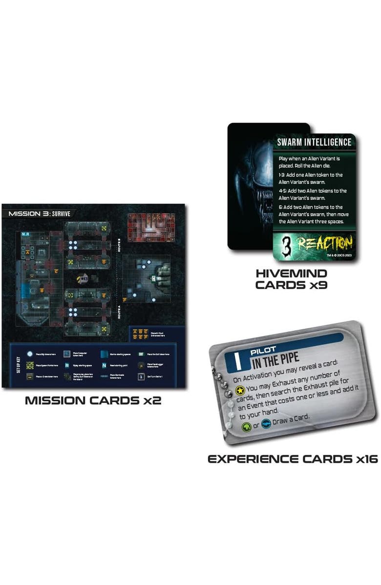 Gale Force Nine Aliens, We're in The Pipe, Five by Five Expansion, Alternate, color, 