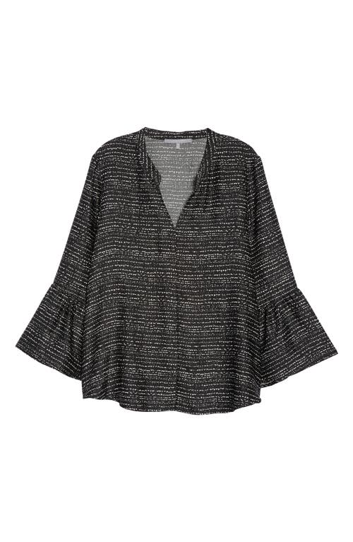 Tart Lemon  Hadlee Top In Reverse Ink Stripe