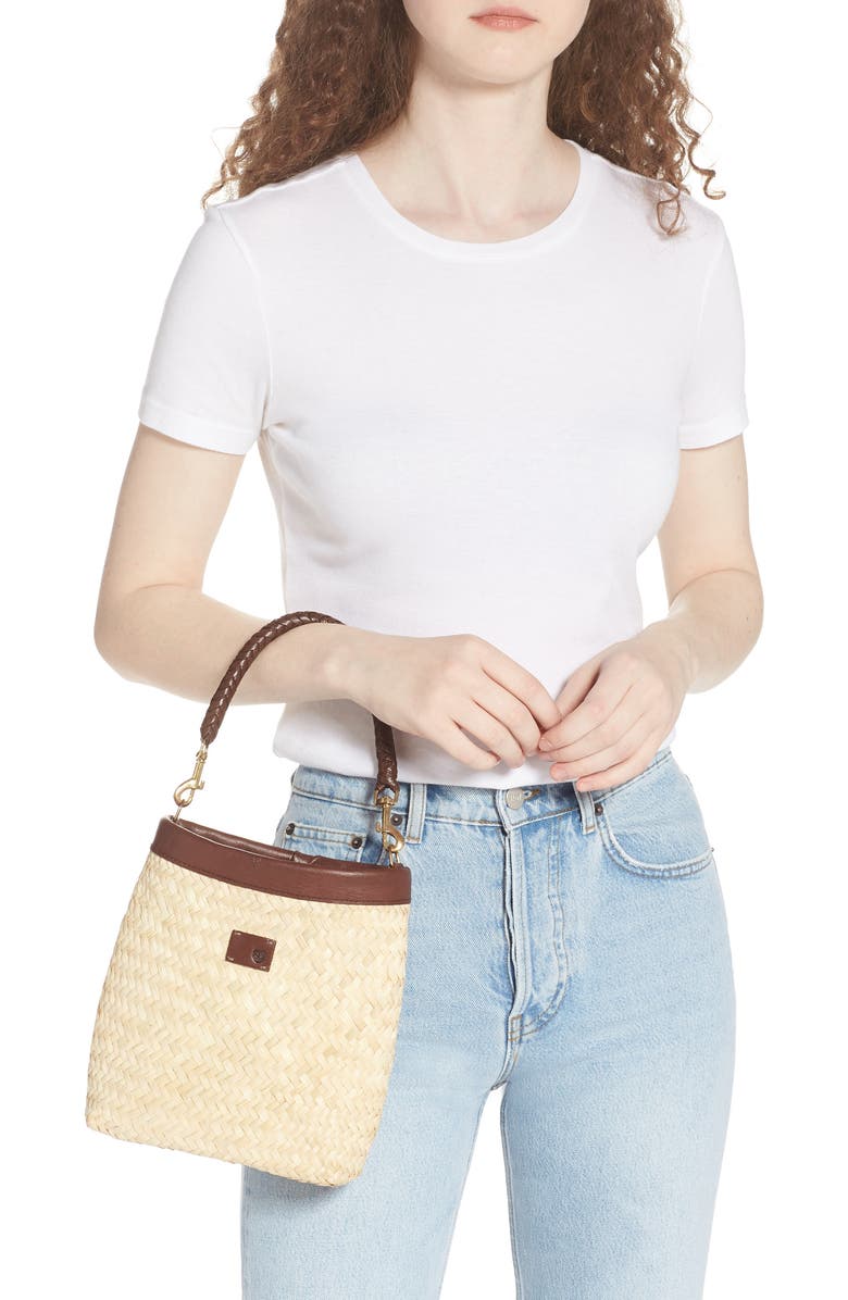 Brixton Layla Woven Top Handle Bag, Alternate, color,