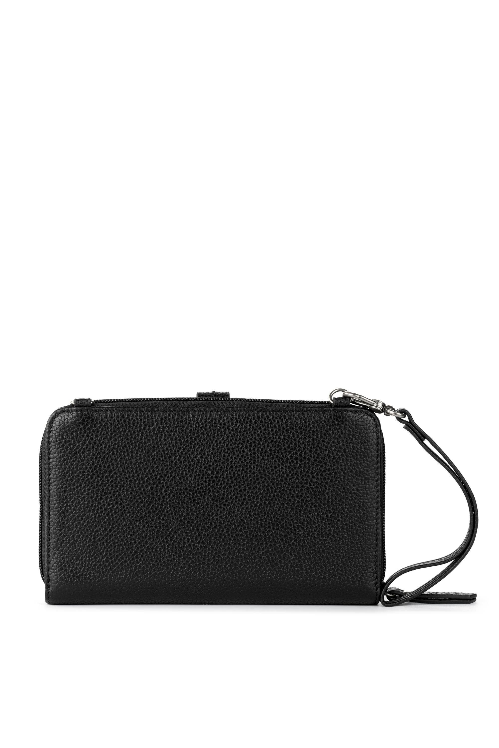 The Sak Iris Smartphone Crossbody Bag, Alternate, color, Black Leather
