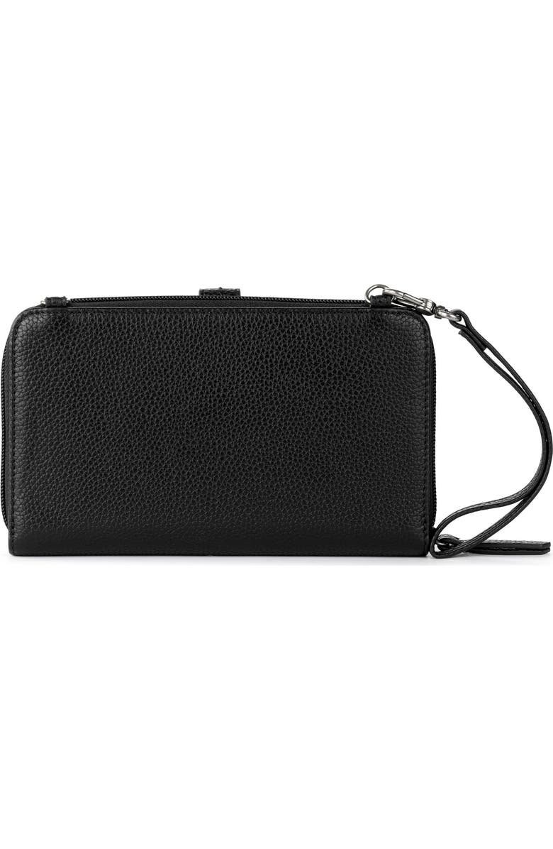 The Sak Iris Smartphone Crossbody Bag, Alternate, color, Black Leather
