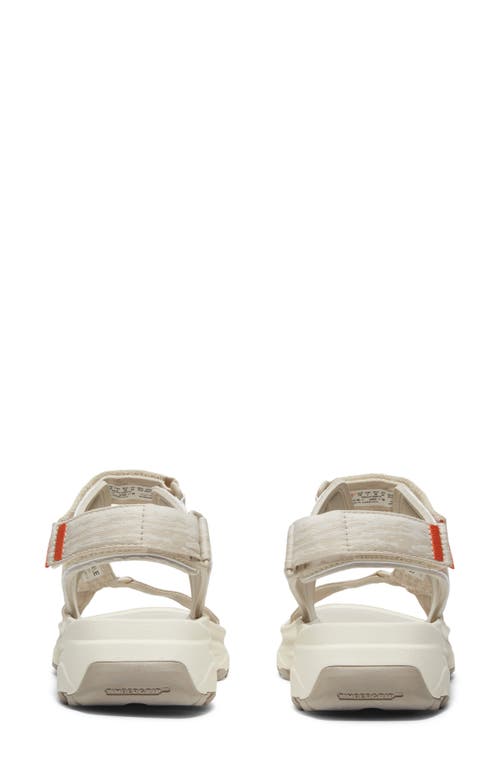 Timberland Motion Dune Sandal In White Webbing
