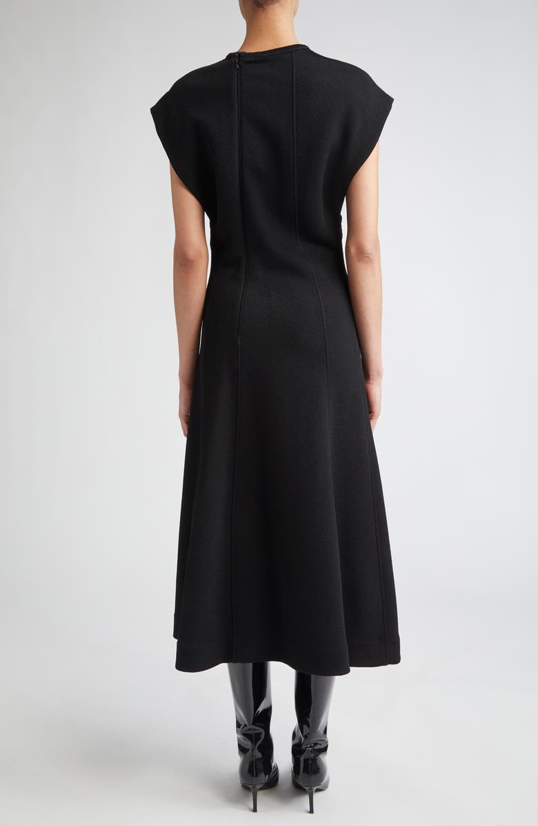 Jil Sander Seamed Midi Dress, Alternate, color, 
