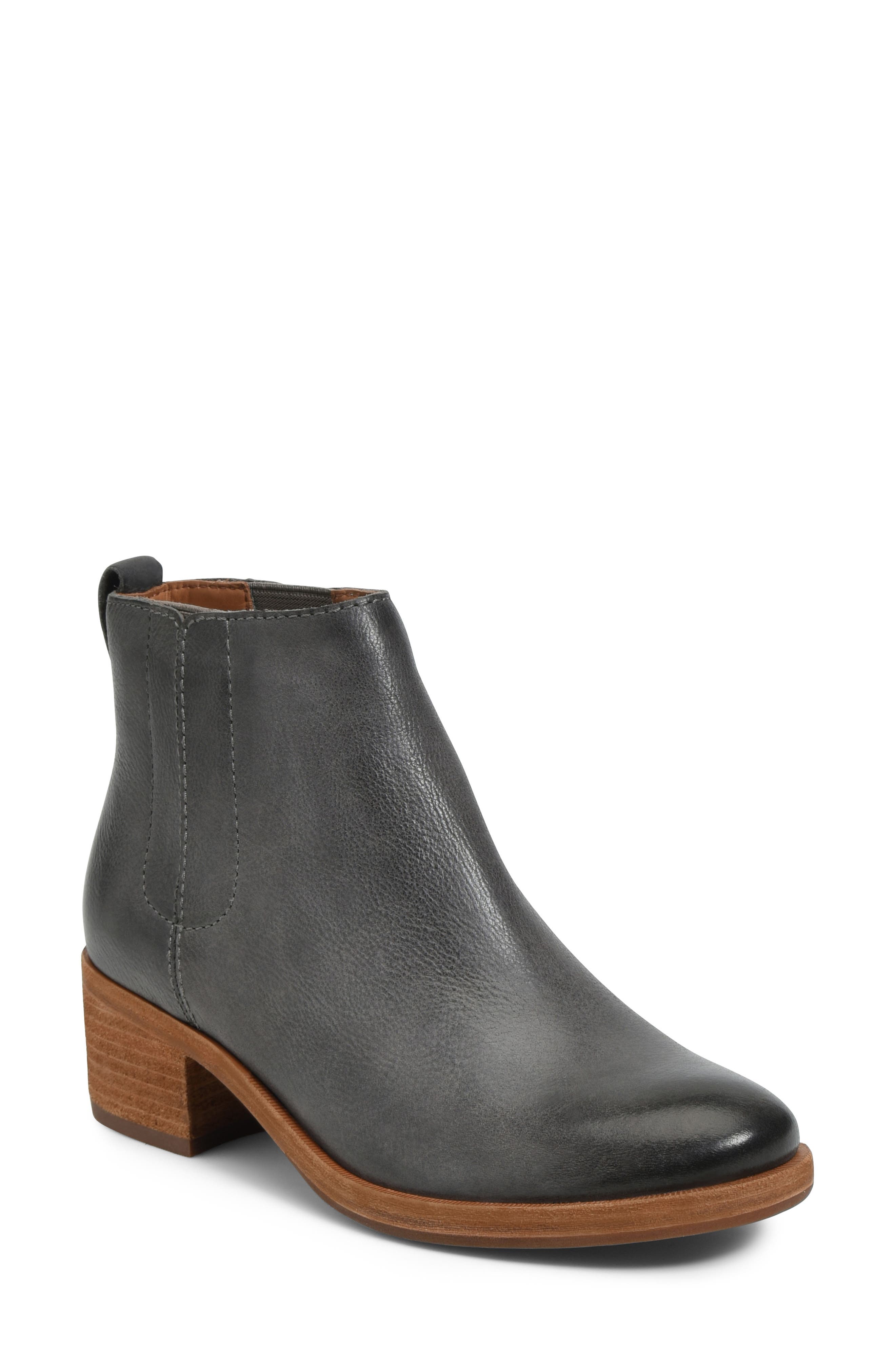 Mindo Chelsea Bootie, Main, color, GREY LEATHER