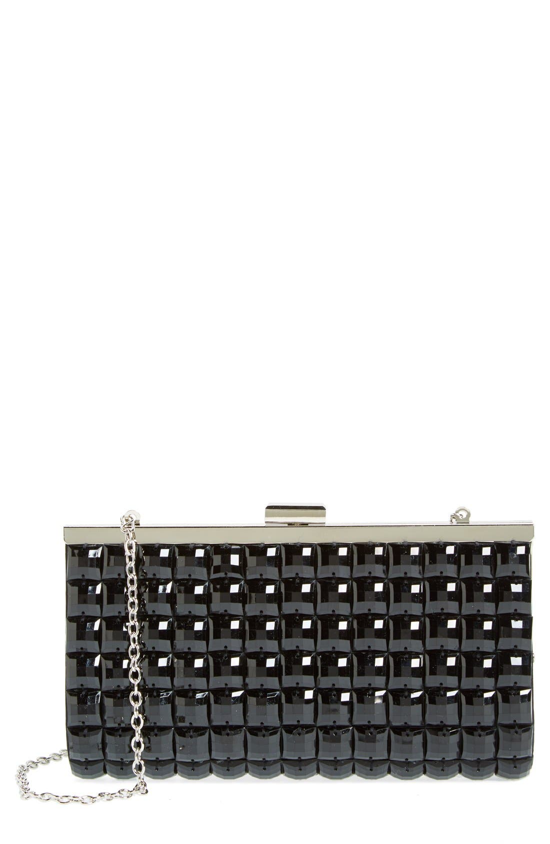 LA REGALE 'Candy' Crystal Clutch, Main, color, 