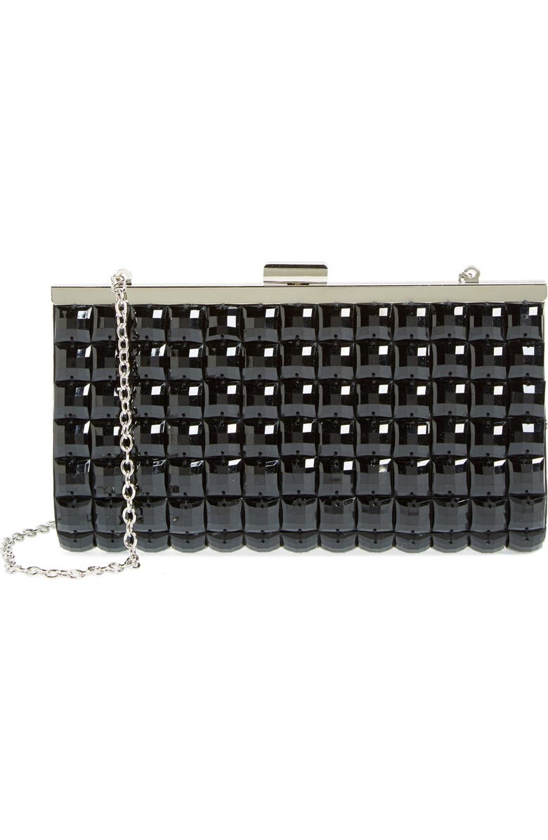 LA REGALE 'Candy' Crystal Clutch, Main, color,