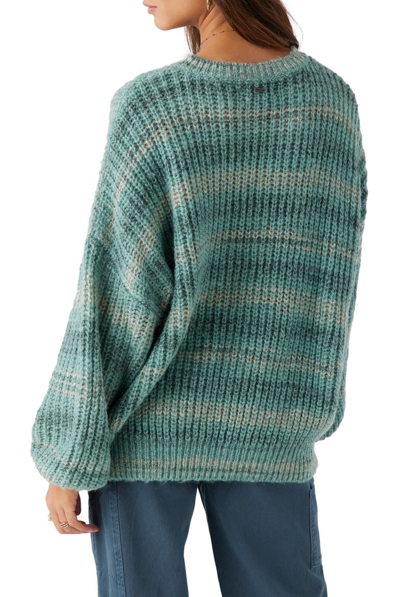 Bayou Ombré Sweater, Alternate, color, OIL BLUE