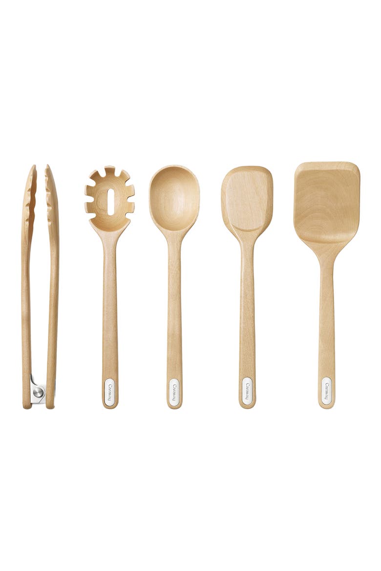 5-Piece Birch Kitchen Utensil Set video