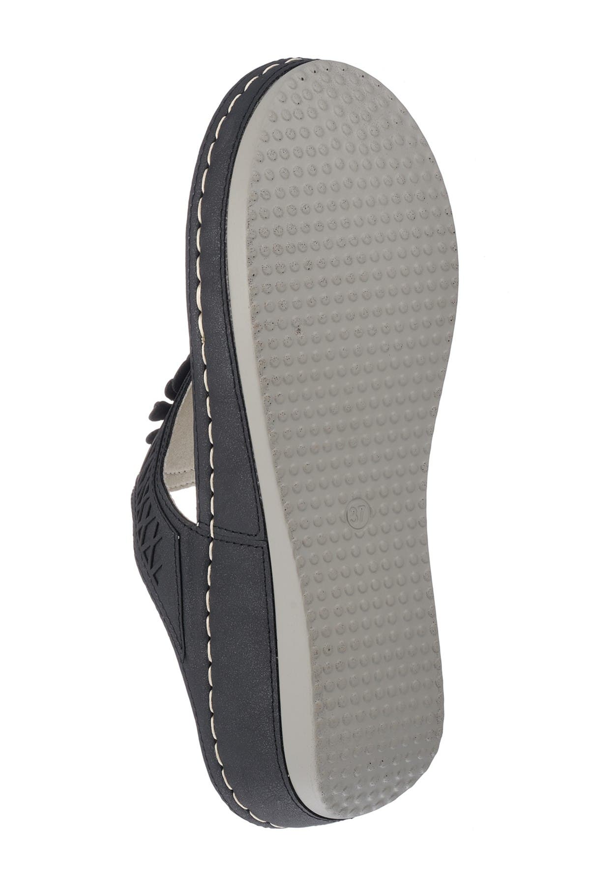 GOOD CHOICE NEW YORK Allie Floral Wedge Sandal, Alternate, color, 