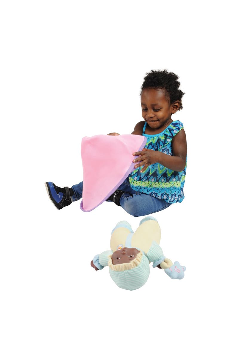 Kaplan Early Learning Company Soft and Cozy Doll Blankets - Set of 4, Alternate, color, Multicolored