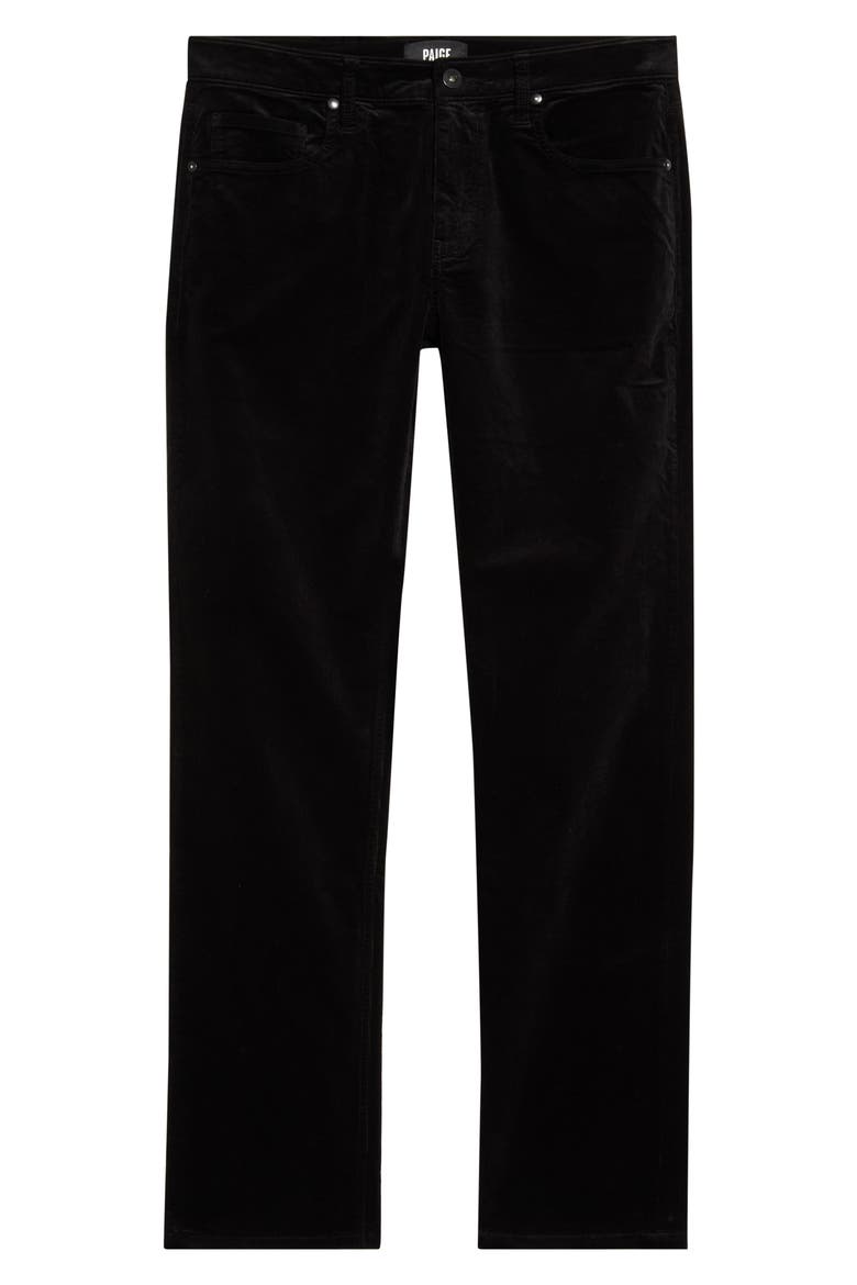 Federal Slim Straight Leg Corduroy Pants, Alternate, color, BLACK