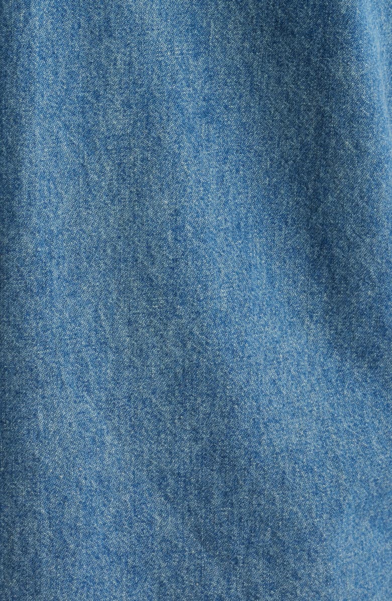 925 Originals Dad's Short Sleeve Denim Button-Up Shirt, Alternate, color, Denim Blue