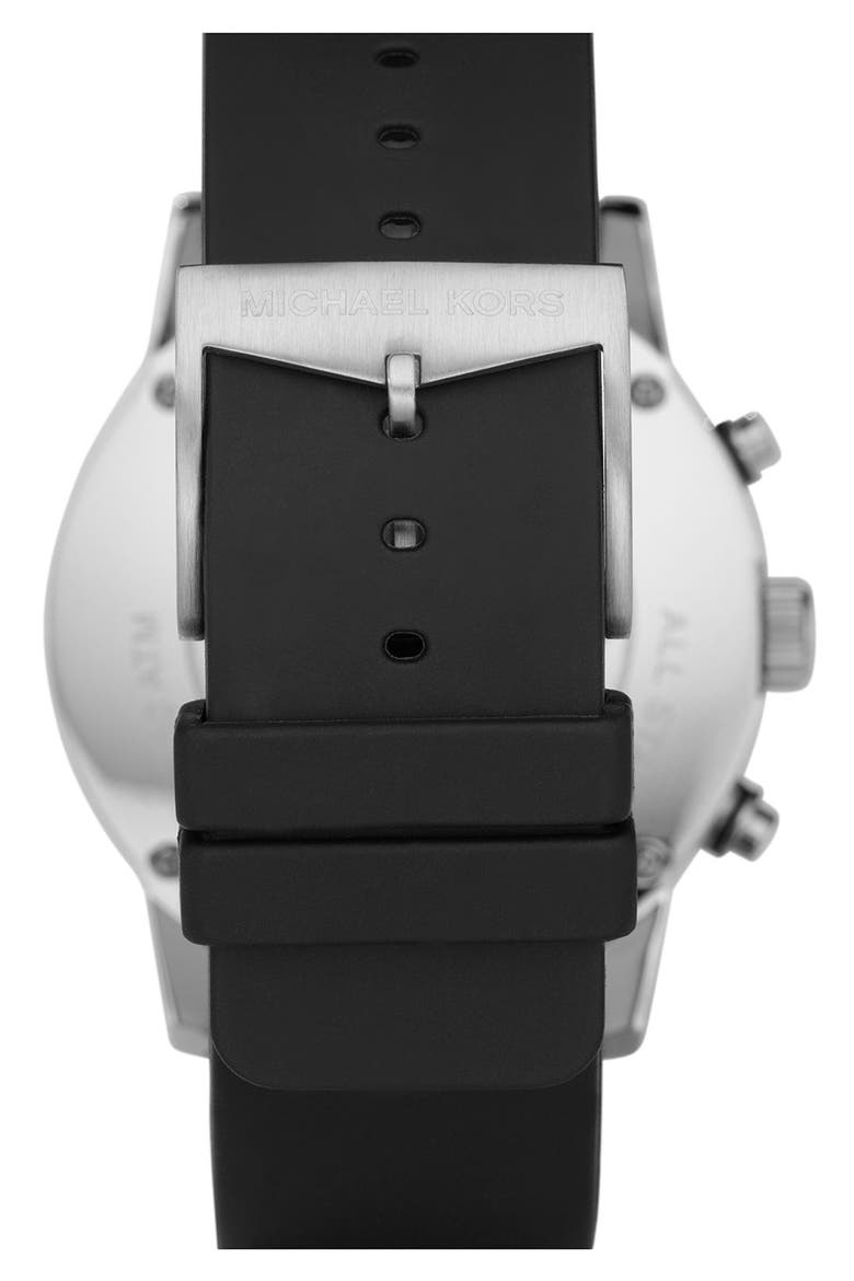 Michael Kors 'Scout' Chronograph Watch, 43mm, Alternate, color, BLACK