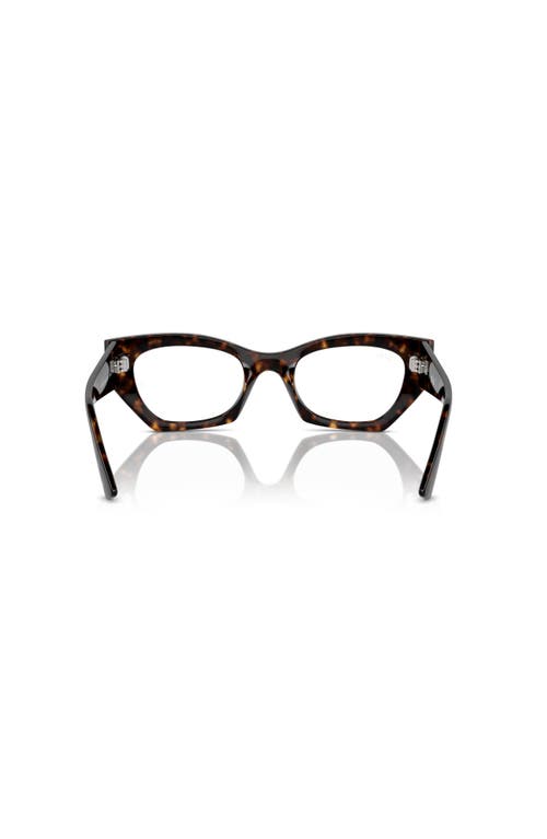 Ray Ban Ray-ban 52mm Irregular Optical Glasses In Multi