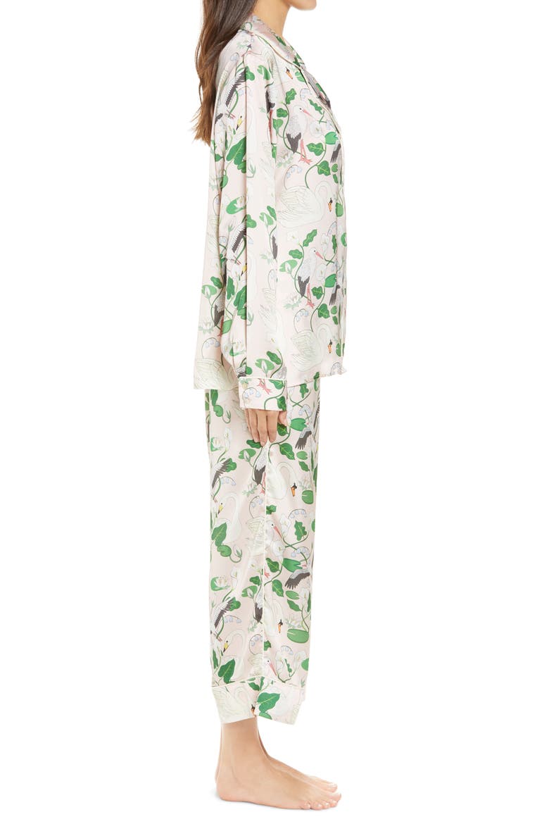 Botanical Garden Pajamas, Alternate, color, PEACH