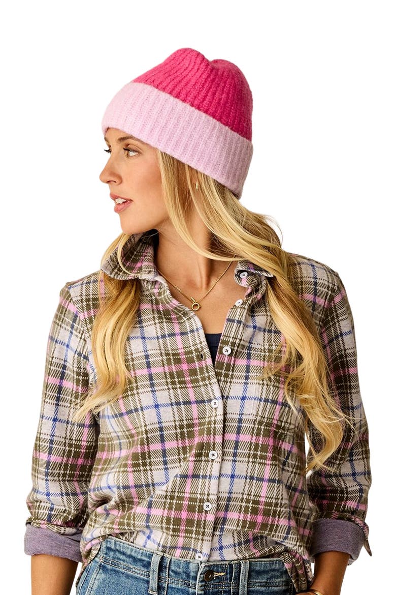 Darcy Wool Beanie, Alternate, color, Hot Pink