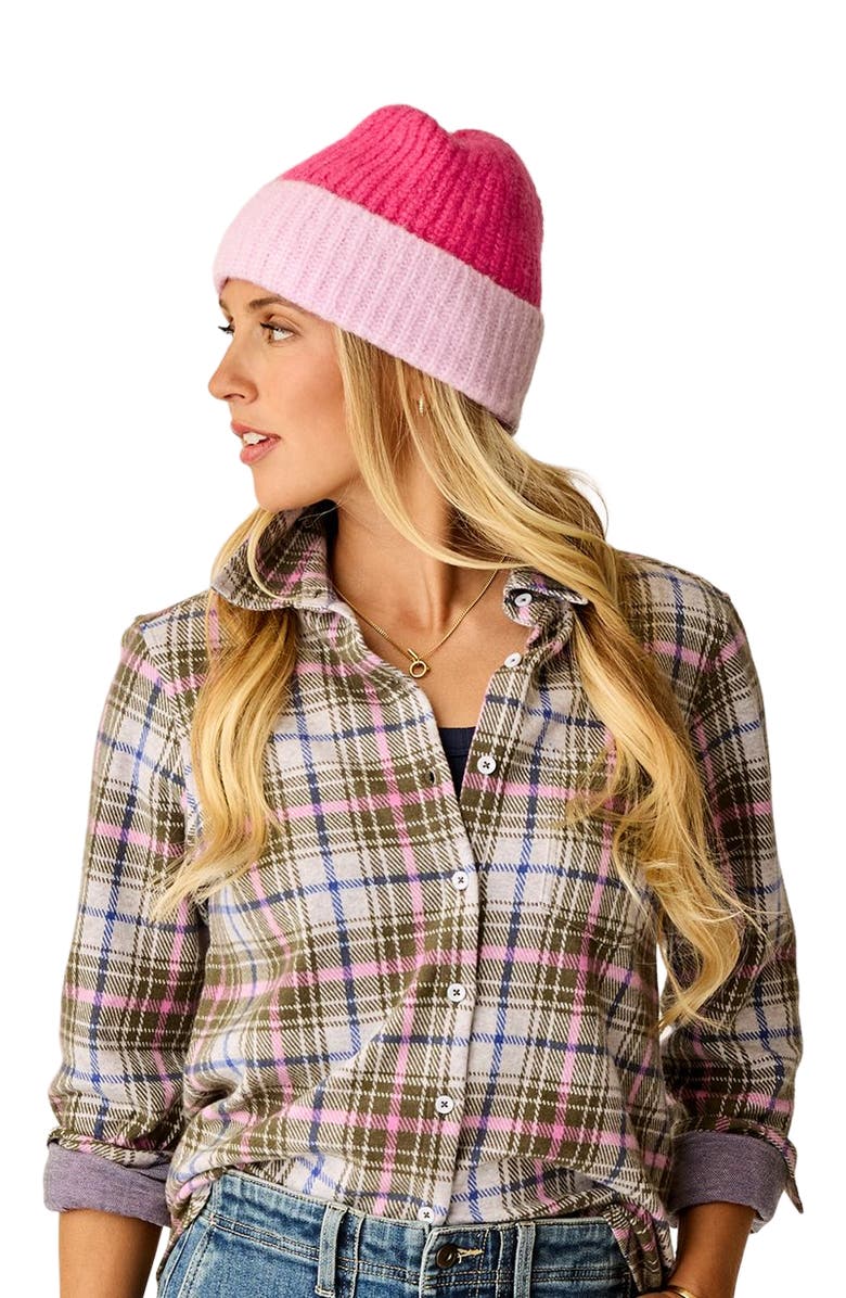 Carve Designs Darcy Wool Beanie, Alternate, color, Hot Pink