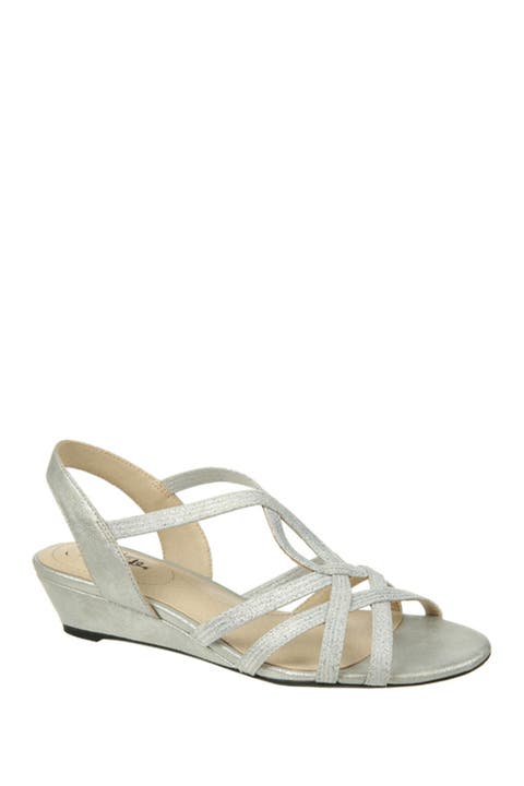 Yaya Strappy Slingback Wedge Sandal (Women)