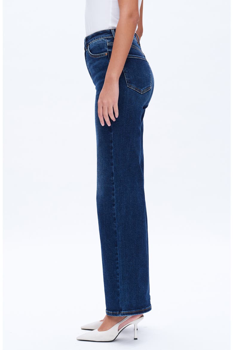Linda High Waist Wide Leg Jeans, Alternate, color, DEEP SEA
