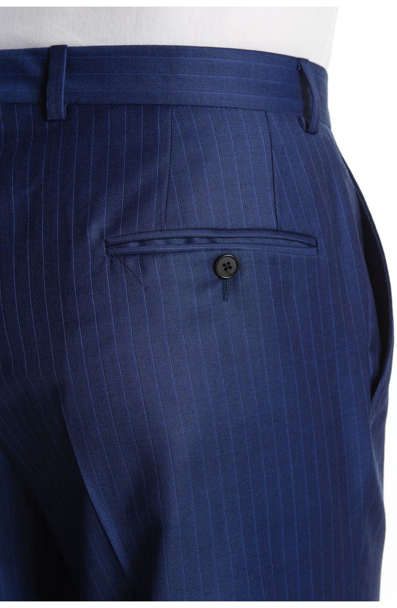 Hickey Freeman Regular Fit Pinstripe Suit Set, Alternate, color,