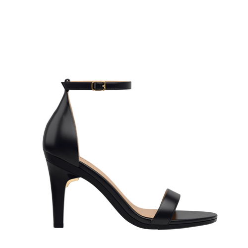 Pashion Footwear The Pashionista 4" Stiletto Heel In Coal Leather