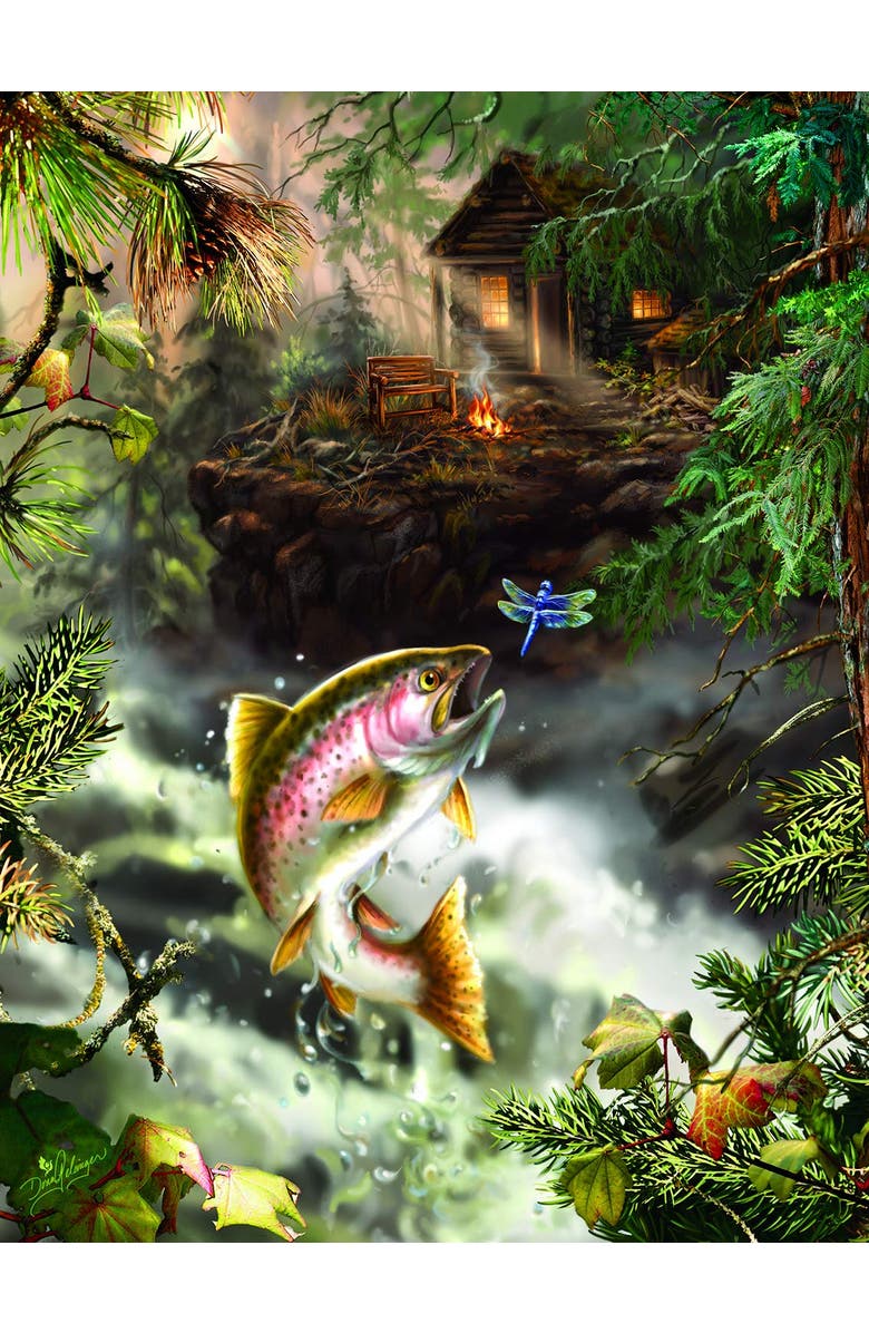 Sunsout Mountain Hideaway 500 piece Jigsaw Puzzle for Adults, Alternate, color, Multicolor