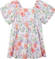 Mabel + Honey Lavender Daze Puff Sleeve Dress