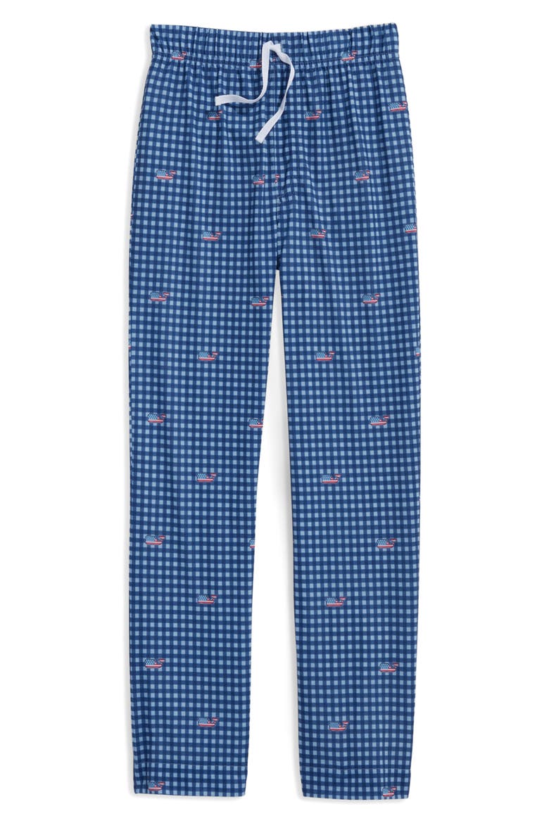 Kids' Festive Lounge Pants, Main, color, FLAG OCEAN BREEZE