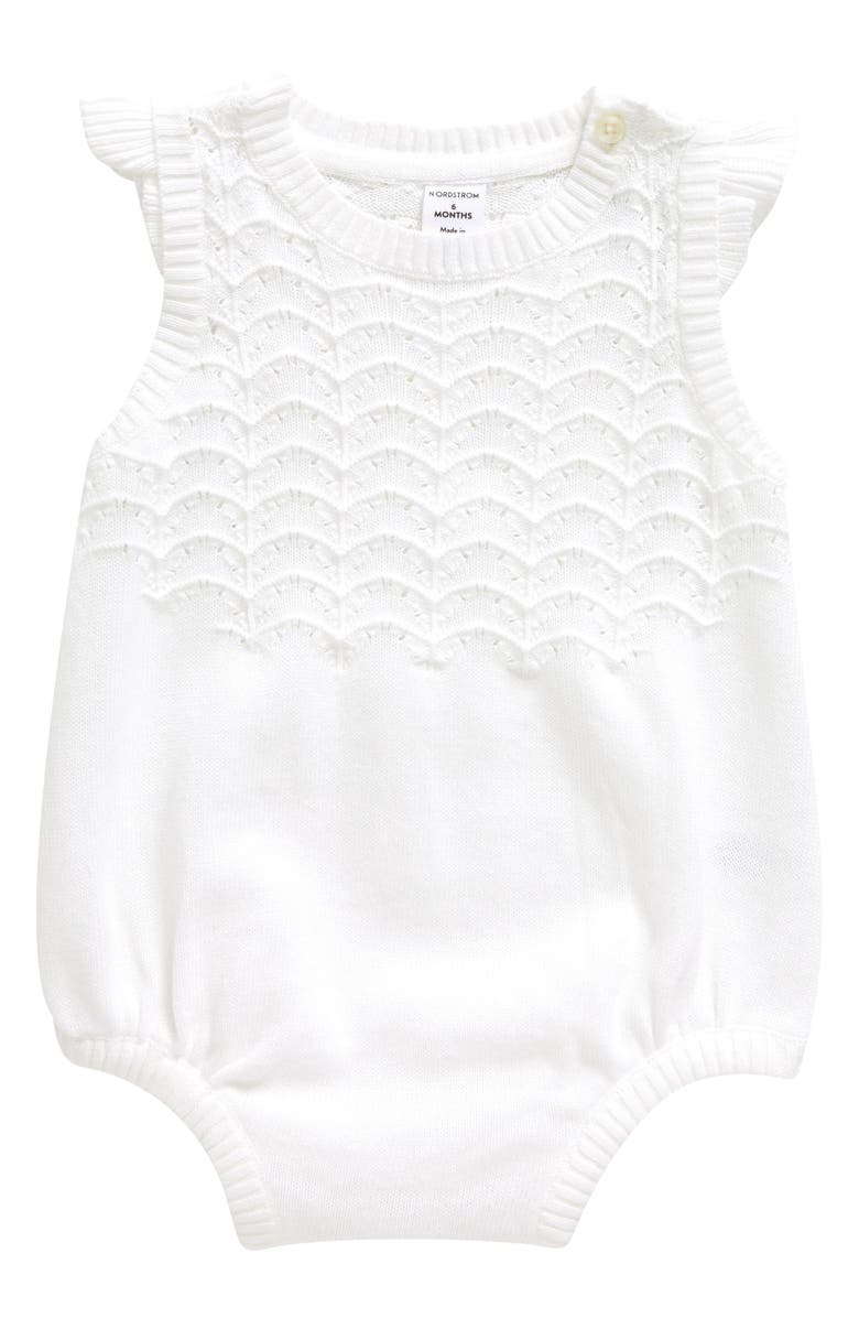 Nordstrom Bubble Sweater Romper, Main, color, 