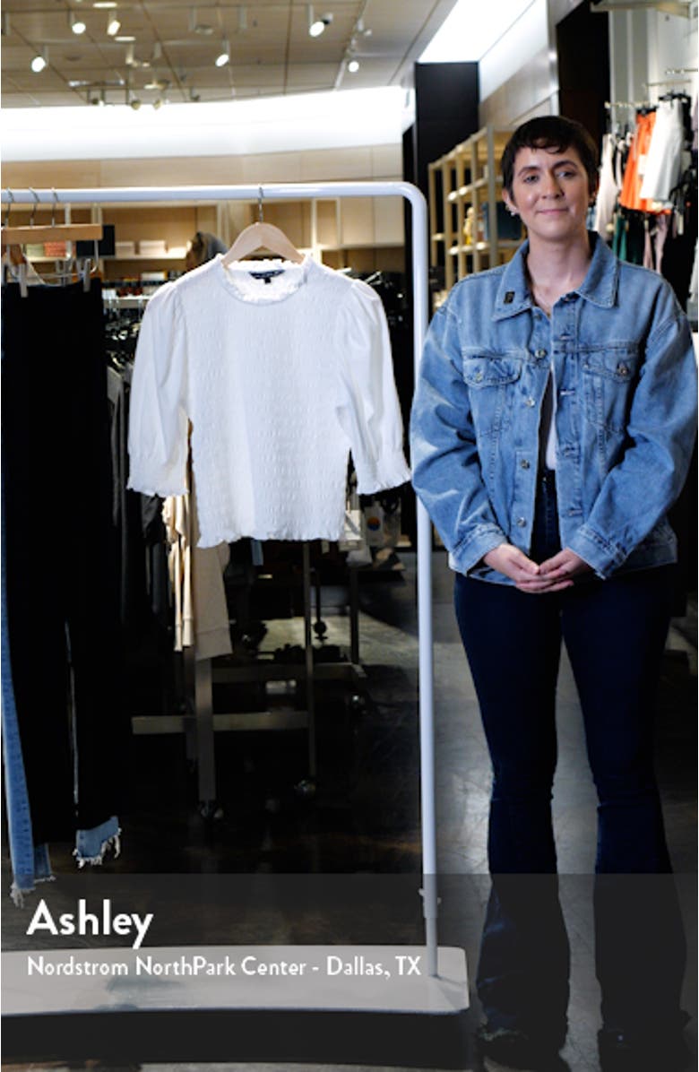 Langston Smocked Ruffle Top, sales video thumbnail