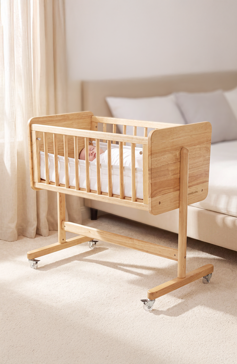 Wooden Bedside Bassinet Sleeper