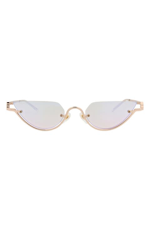 53mm Gradient Cat Eye Sunglasses