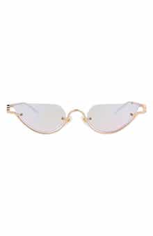53mm Gradient Cat Eye Sunglasses