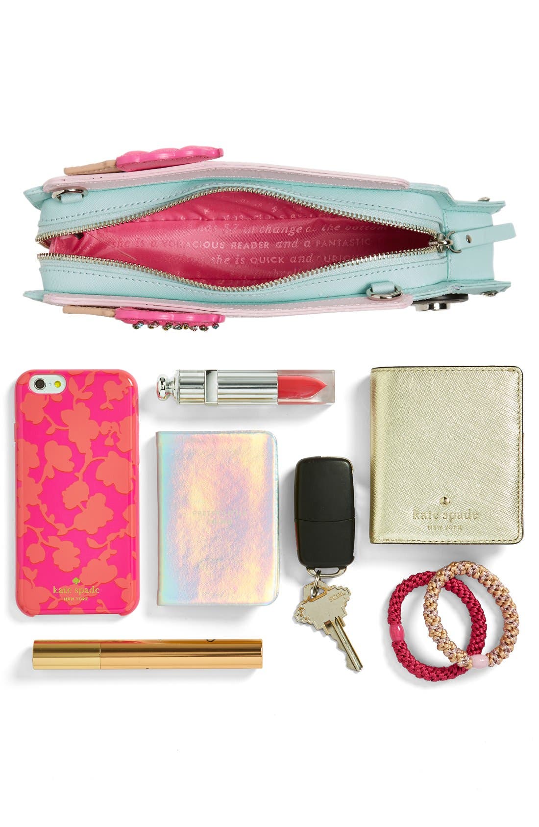 'ice cream truck' leather shoulder bag, Alternate, color, MULTI