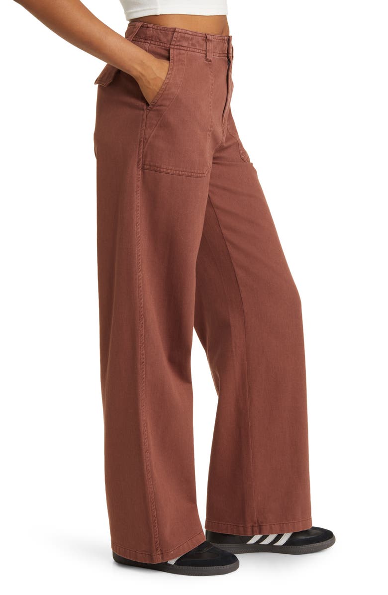 BP. Utility High Waist Wide Leg Pants, Alternate, color, 