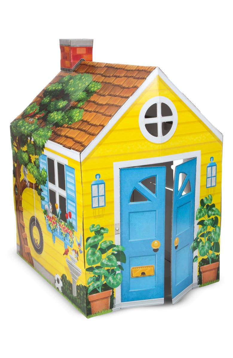 Melissa & Doug Let's Play Playhouse & Doghouse Playset, Alternate, color,