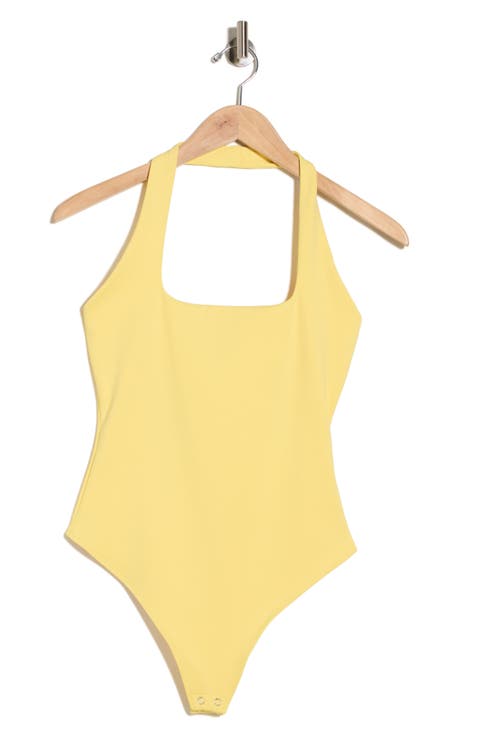 Sculpt Halter Square Bodysuit (Regular & Plus)
