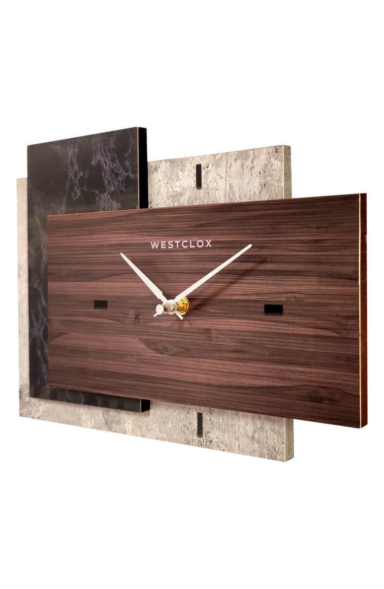 Westclox 15-Inch Analog Wall Clock, Alternate, color, Multi