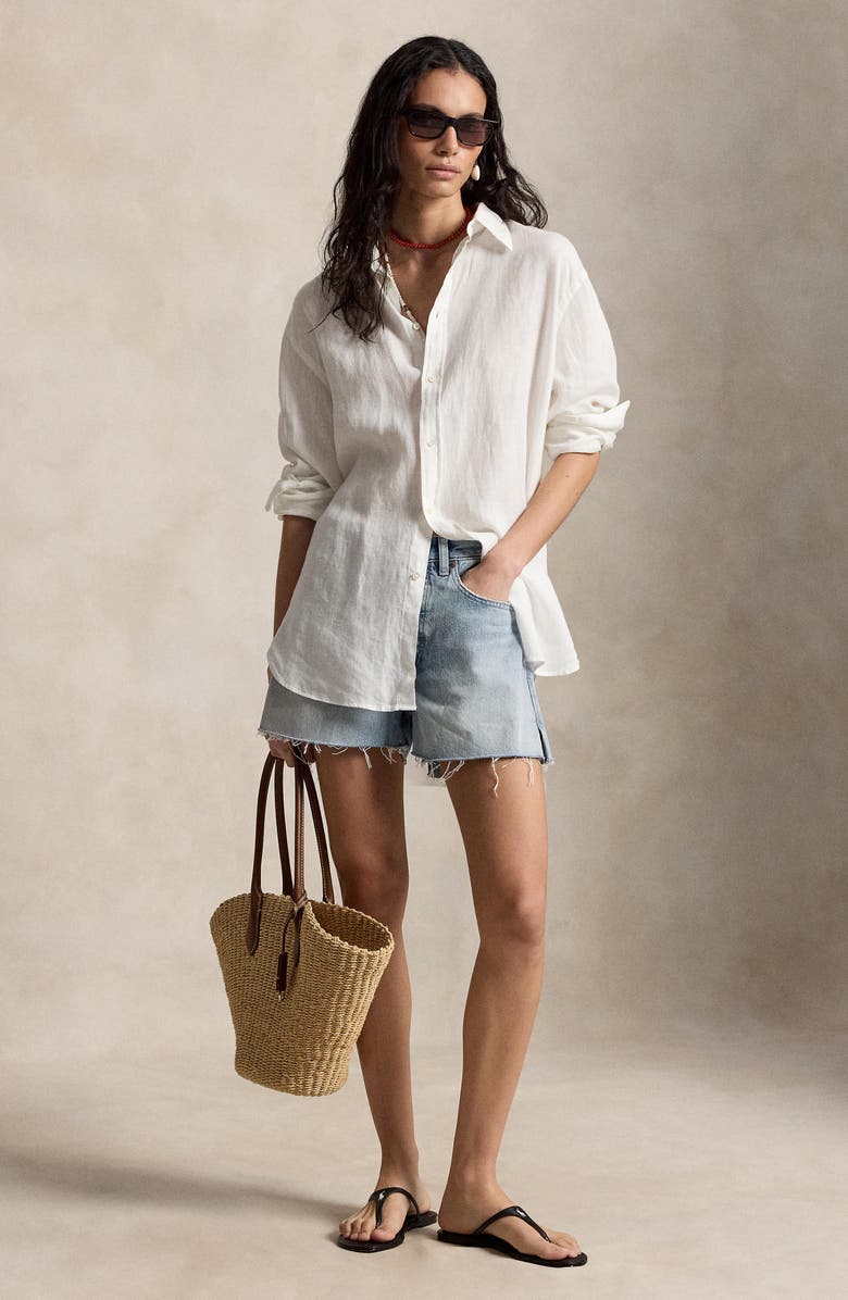 Polo Ralph Lauren Cutoff Denim Shorts, Alternate, color, Nakina Wash