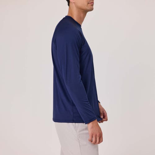 Snapper Rock Long Sleeve Outbound Tee In Blue