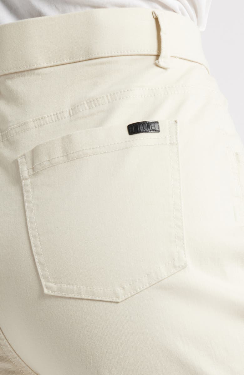 Hue Cuffed Skimmer Jeans, Alternate, color, Sand