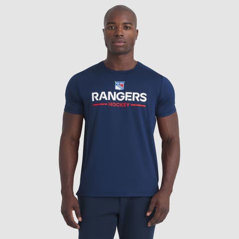 Men
s Fanatics Navy New York Rangers Authentic Pro Rink Tech T-Shirt