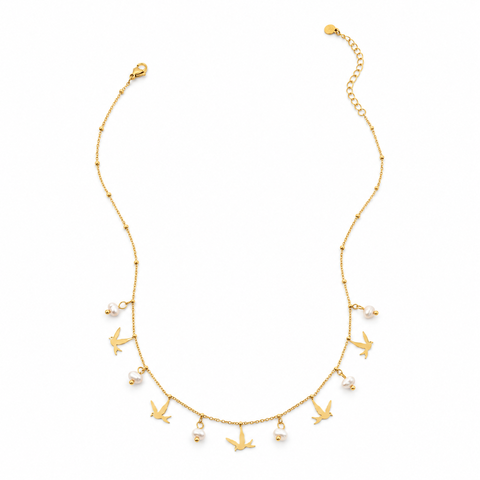 Wings Of Hope Pearl Necklace