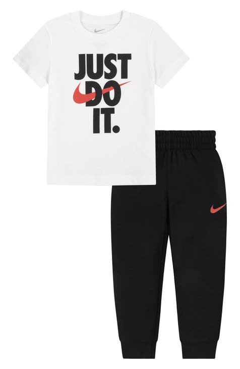 Kids' Just Do It Graphic T-Shirt & Joggers Set (Toddler & Little Kid)