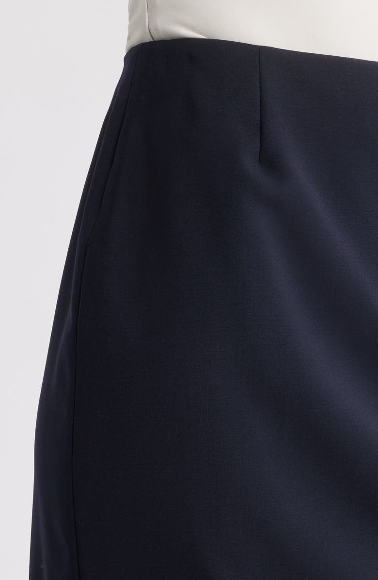 BOSS Vileah Wool Pencil Skirt, Alternate, color, Black