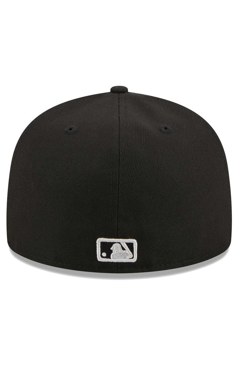New Era Men's New Era Black New York Yankees Quilt 59FIFTY Fitted Hat, Alternate, color,