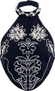 Agua Bendita Elay Batik Cover-Up Crop Top